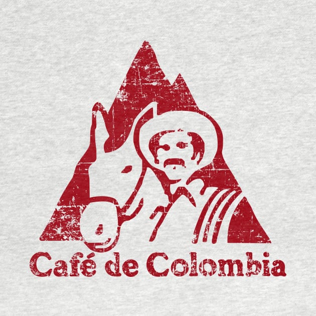 Cafe de Colombia - grunge design by verde